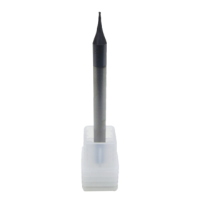 Micro Fresa Topo Esférico 0.7mm x 1.4 x 50 H4 2 Cortes HRC60